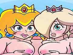 Peach And Rosalina: A Naughty Encounter