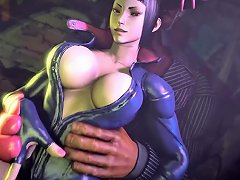 Street Fighter Juri Han Thigh Job Short