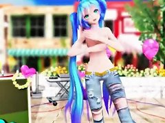 Mmd Hatsune Miku Enjoying The Outdoors